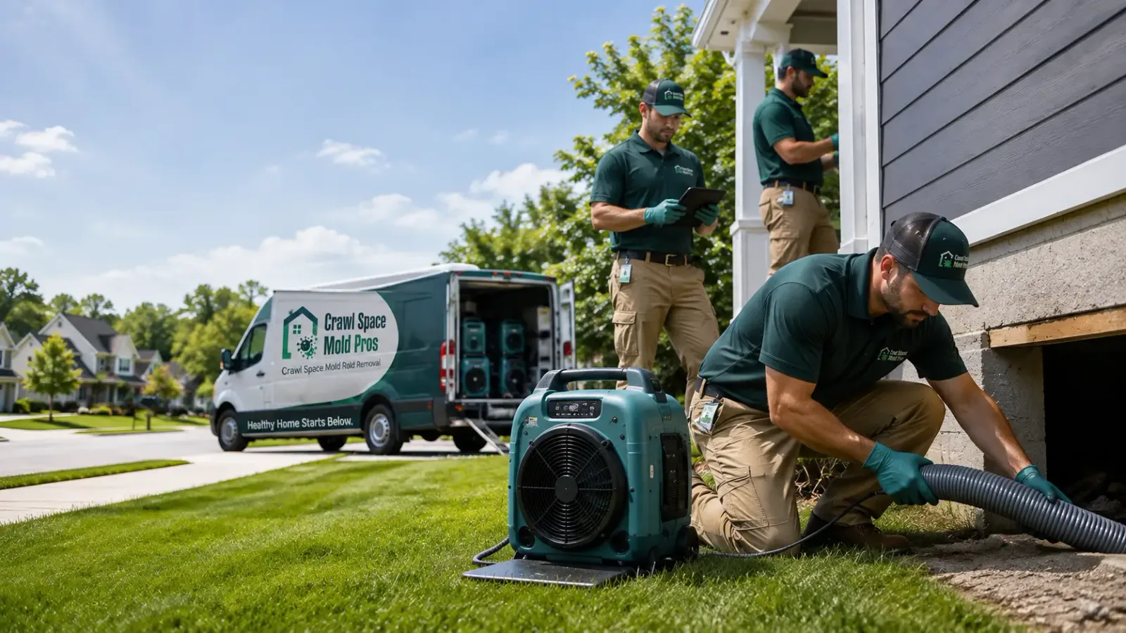 Crawl Space Mold Removal in Sanbornton, NH
